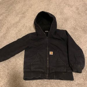 Carhartt Boys youth medium (10-12) quilted insulated Jacket black
